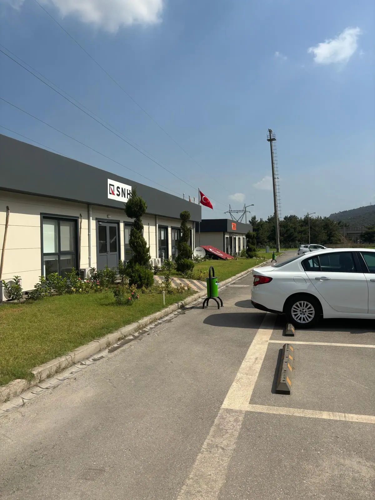 Prefabrik çelik yapı uygulaması