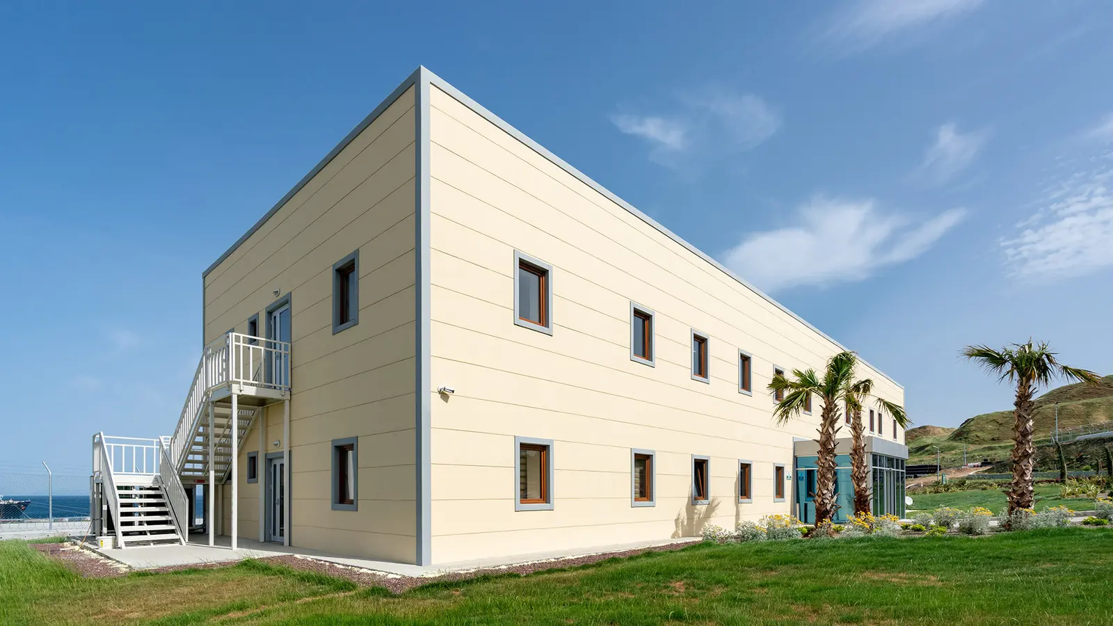 Prefabrik çelik yapı uygulaması