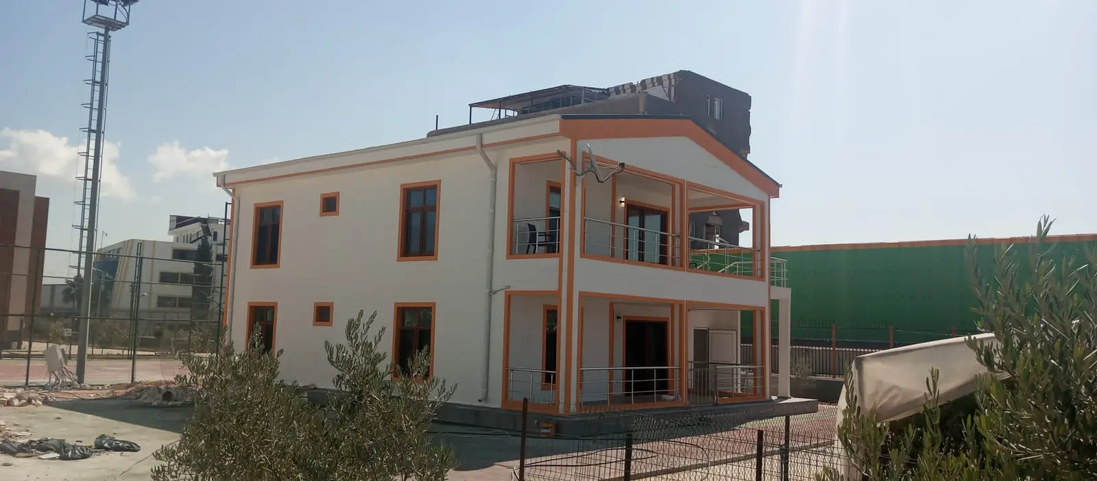 Prefabrik çelik yapı uygulaması