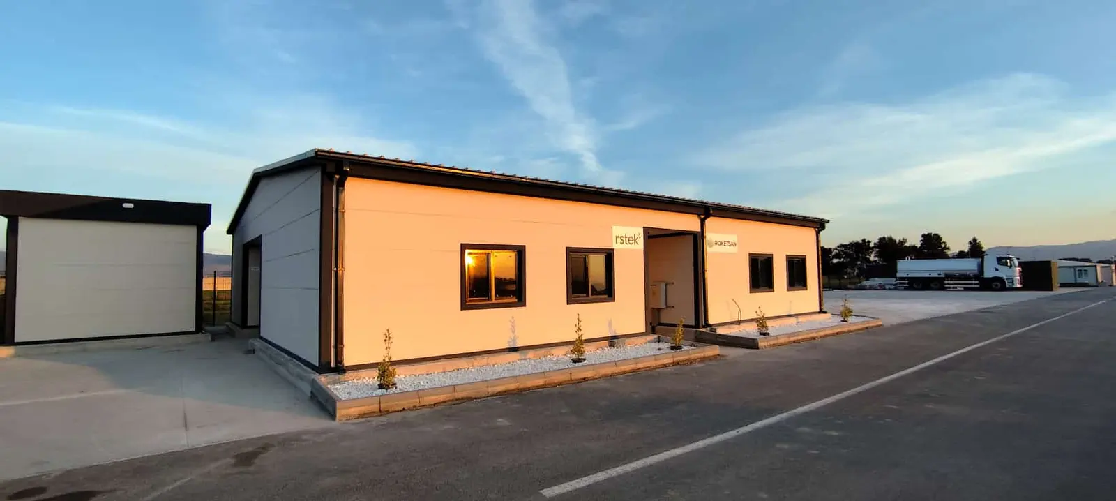 Prefabrik çelik yapı uygulaması
