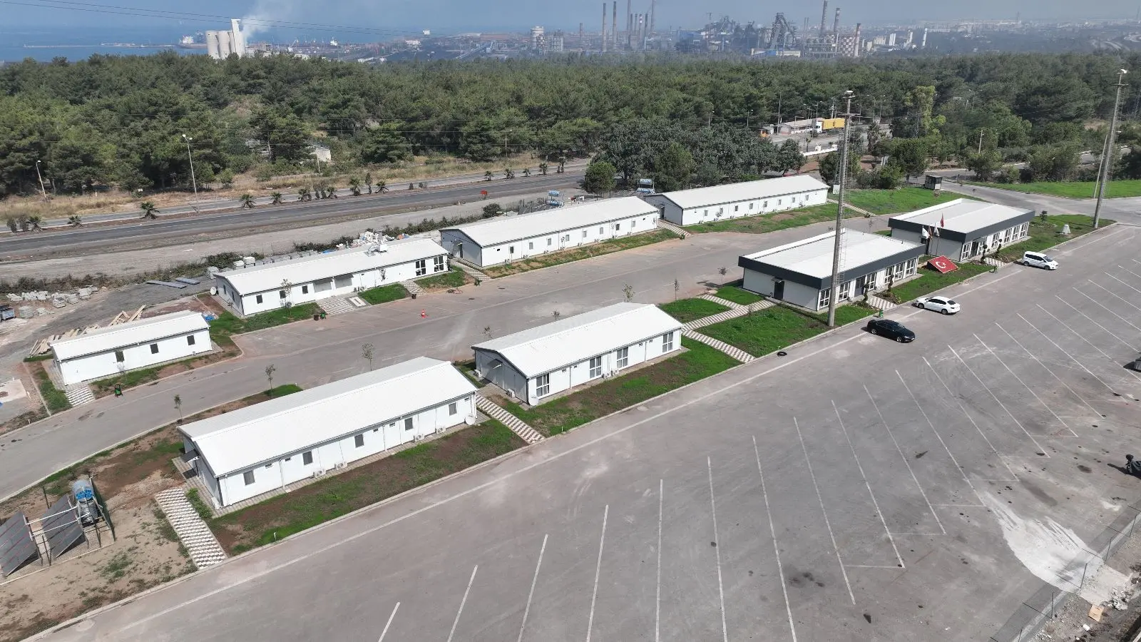 Prefabrik çelik yapı uygulaması