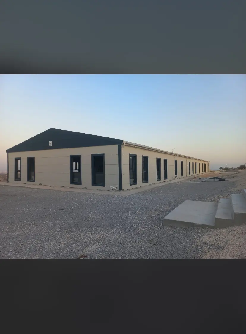 Prefabrik çelik yapı uygulaması