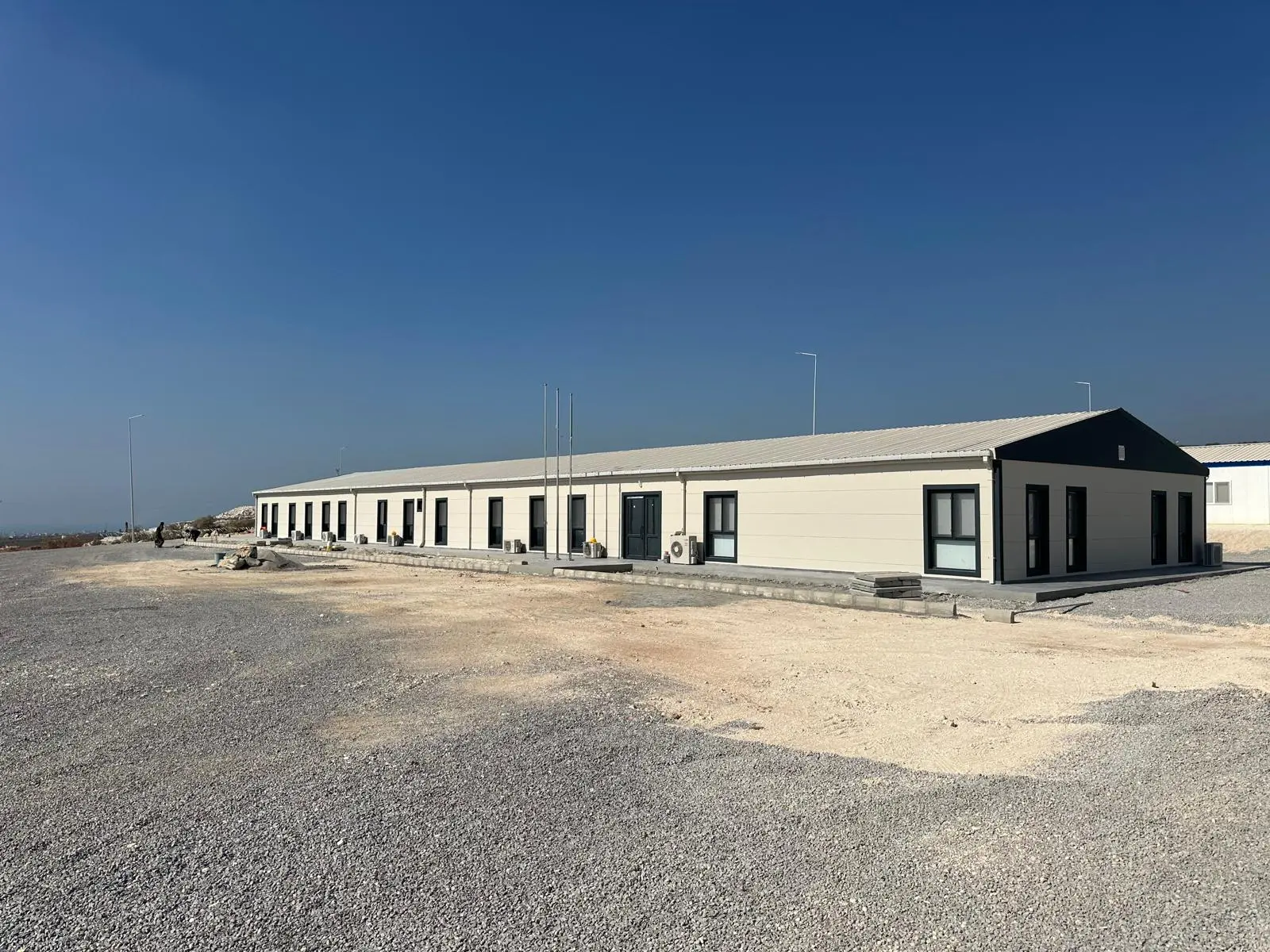 Prefabrik çelik yapı uygulaması