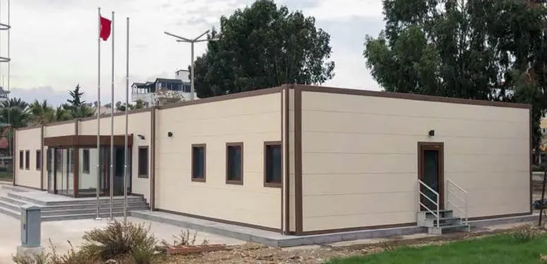 Prefabrik çelik yapı uygulaması